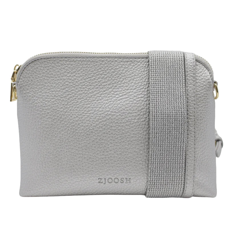 Hudson Cross Body Bag Silver