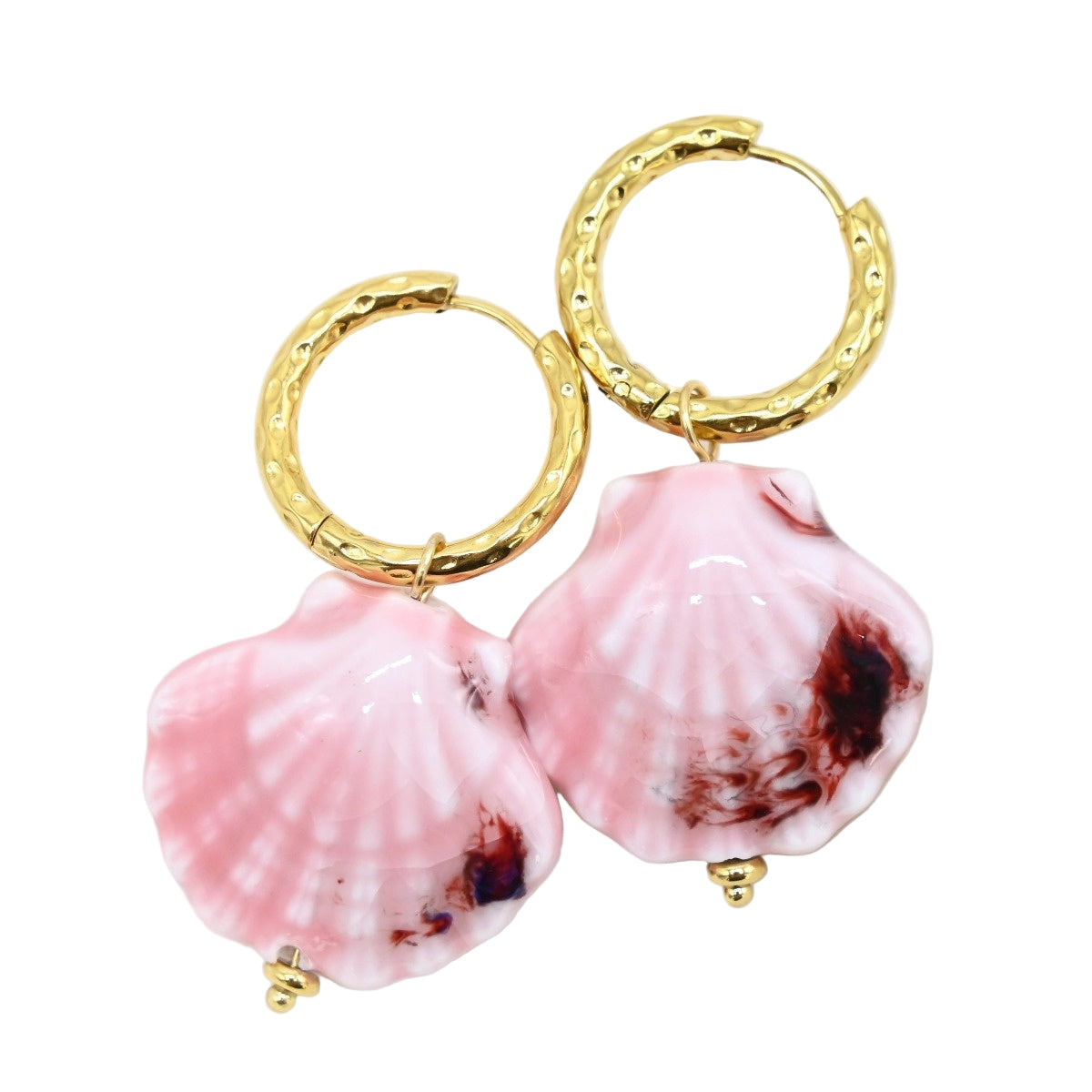 Kora Pink Shell Earrings
