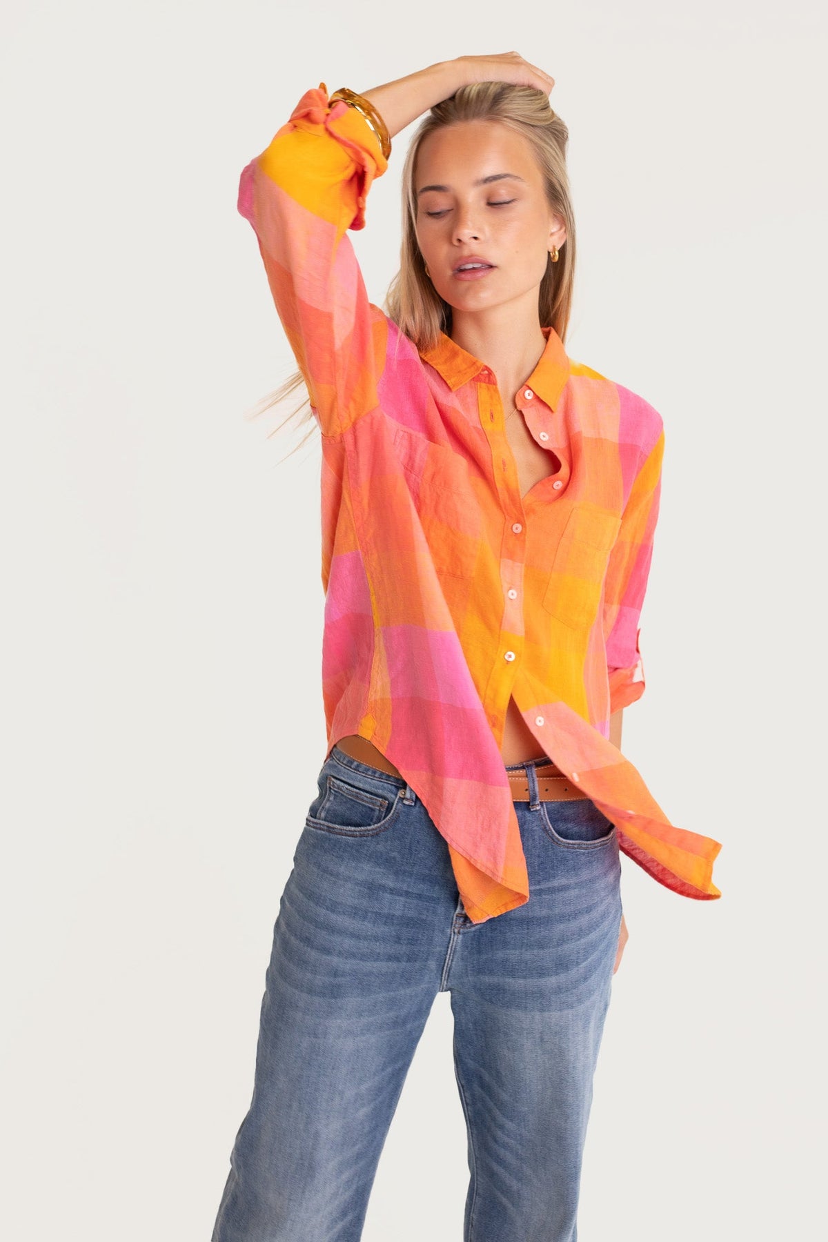The Boyfriend Linen Shirt - Lets Hang Out