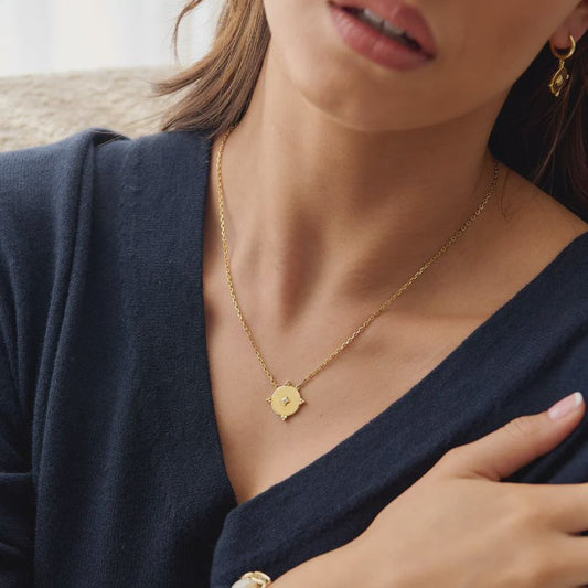 Lucienne Gold & Crystal Pendent