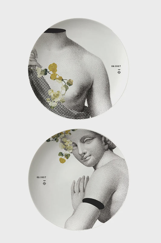 Porcelain Parnasse Printemps - Big Plates Duo