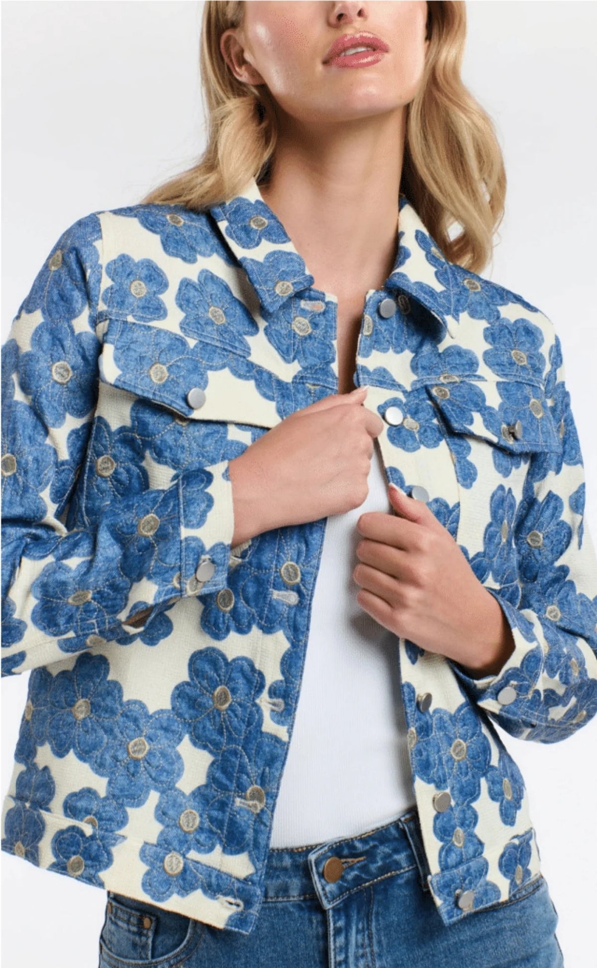 DENIM DAISY JACKET