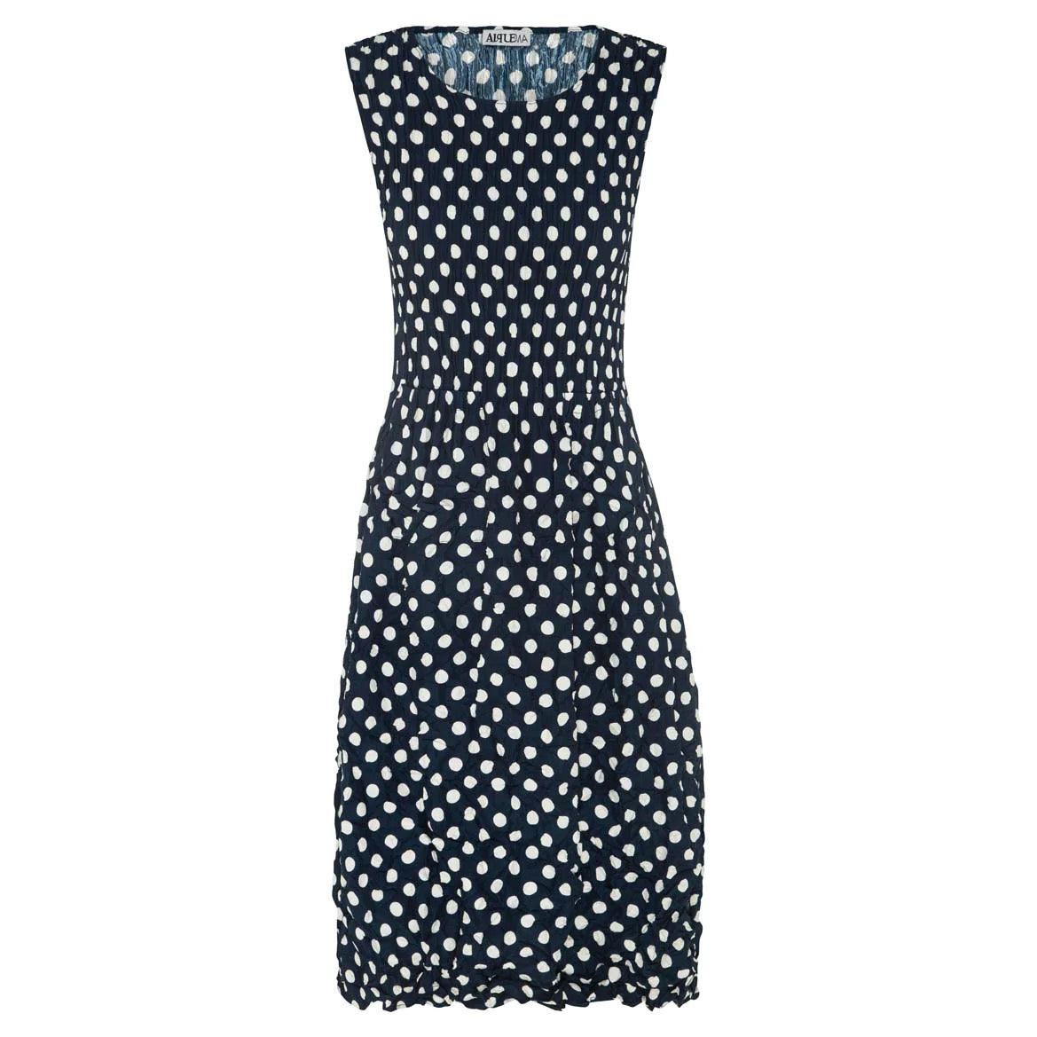 Smash Pocket Dress Pink Beige Elliptical Spot