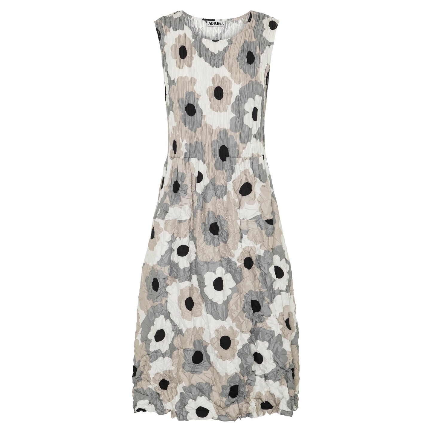 Smash Pocket Dress Pink Beige Elliptical Spot