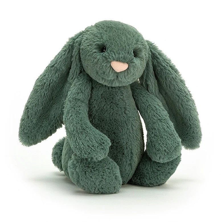 Personalised Jellycat Bunny Fern Green