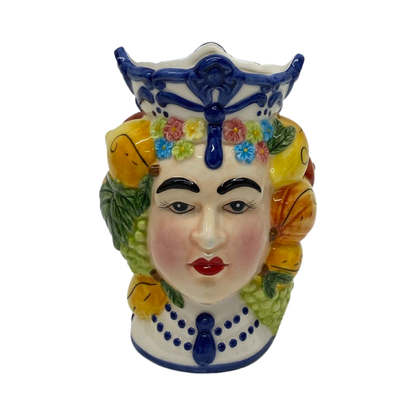 Ceramic Positano Vase 18 cm