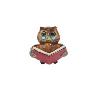 Book Owl - Red
