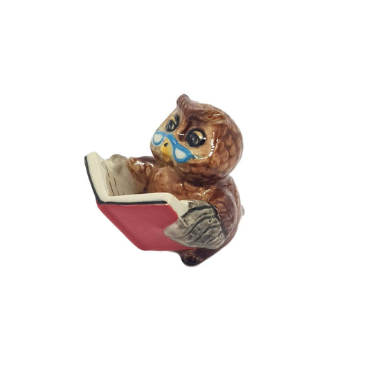 Book Owl - Red