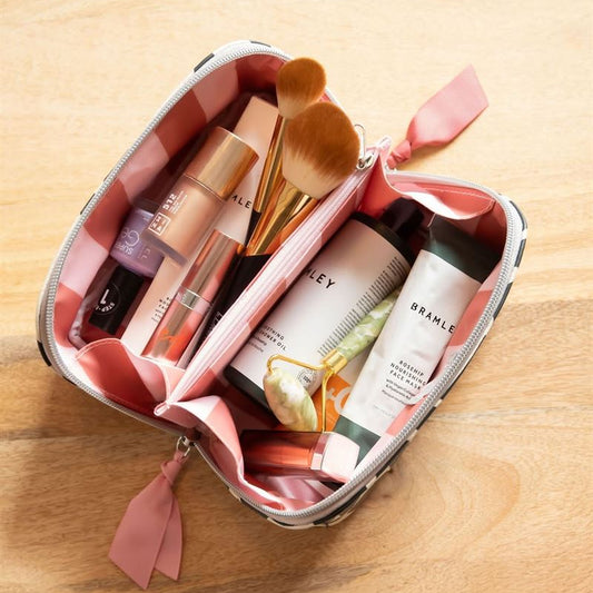 Diagonal Cosmetic Bag