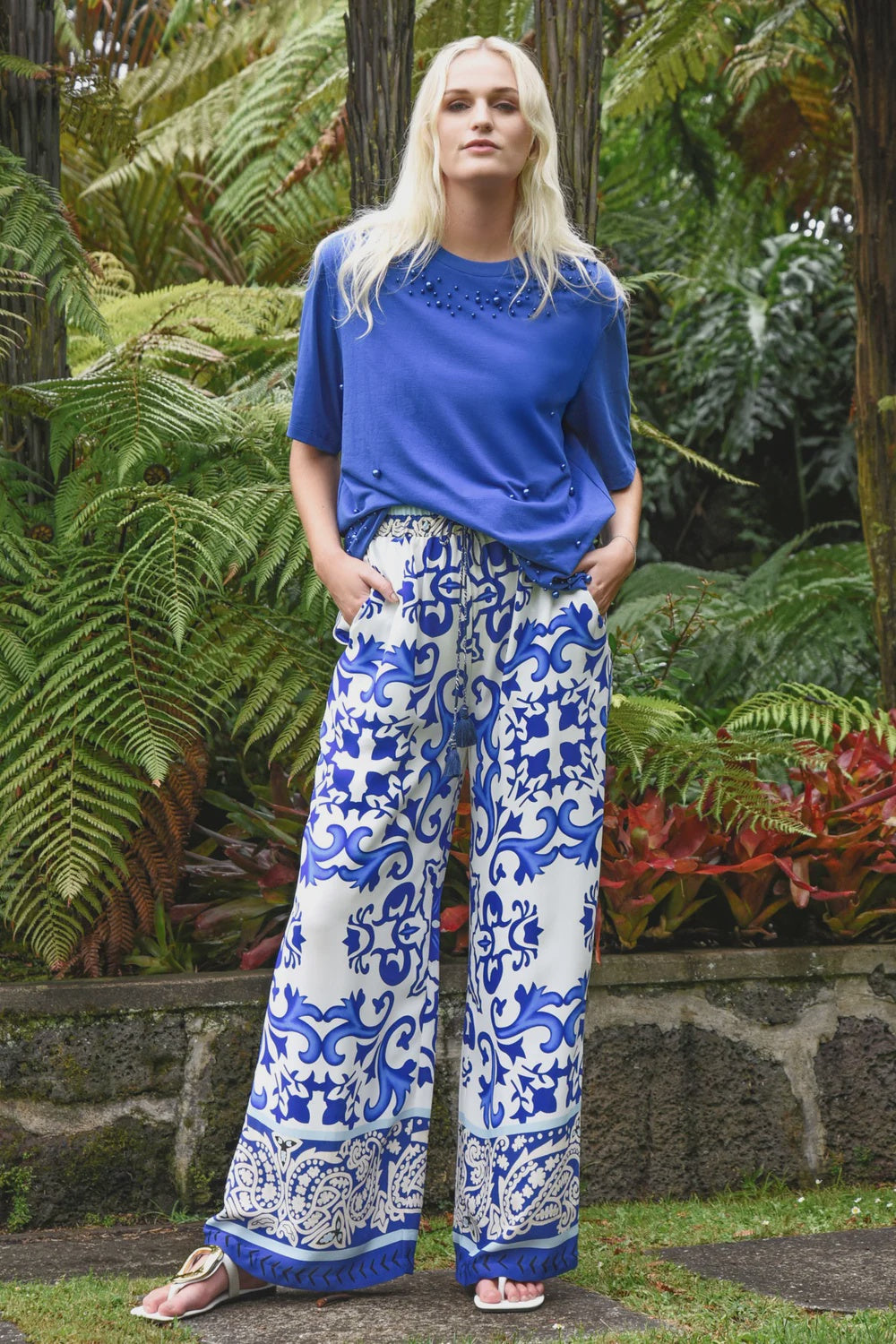 TAKE YOUR LEAD Pant - Blue Tile