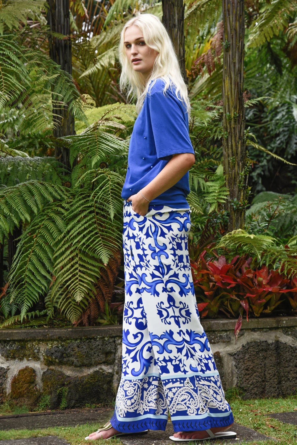 TAKE YOUR LEAD Pant - Blue Tile