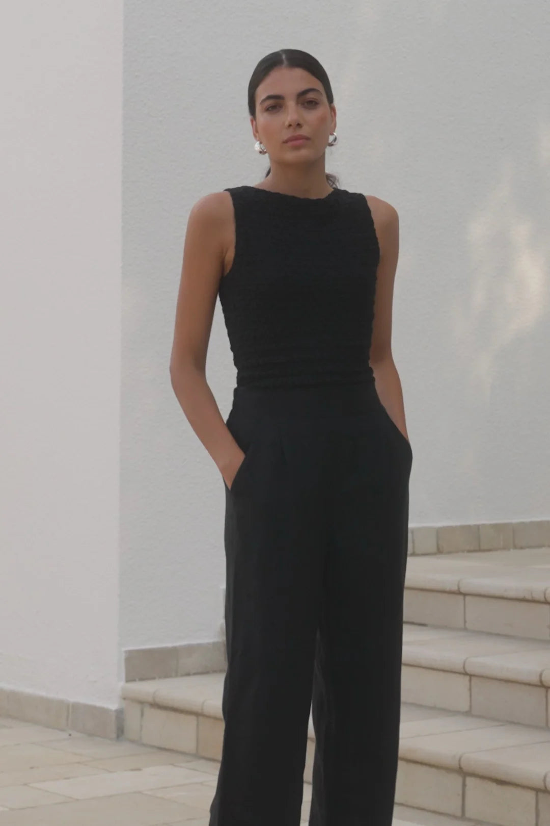 Untamed Lace Sleeveless Boatneck Top