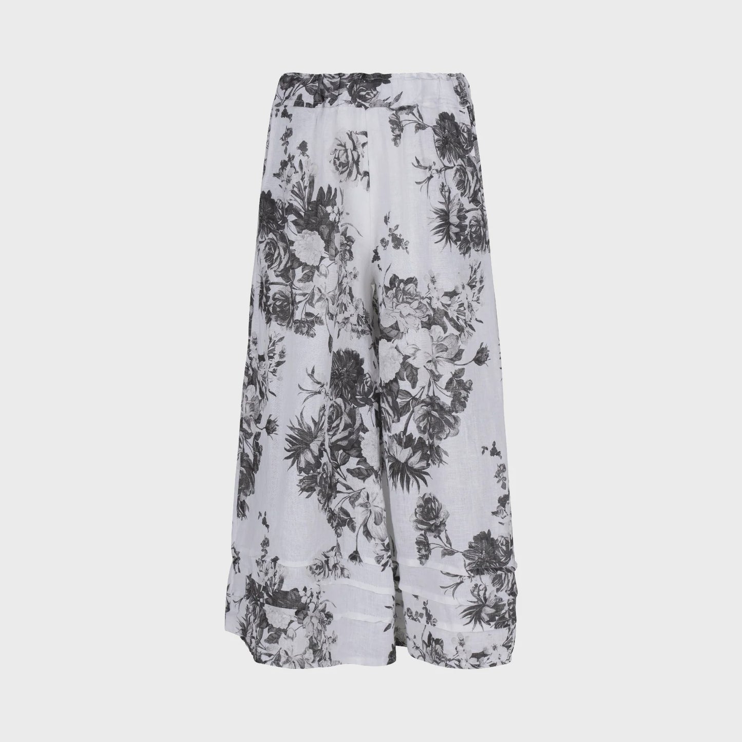White Bloom Woven Pant
