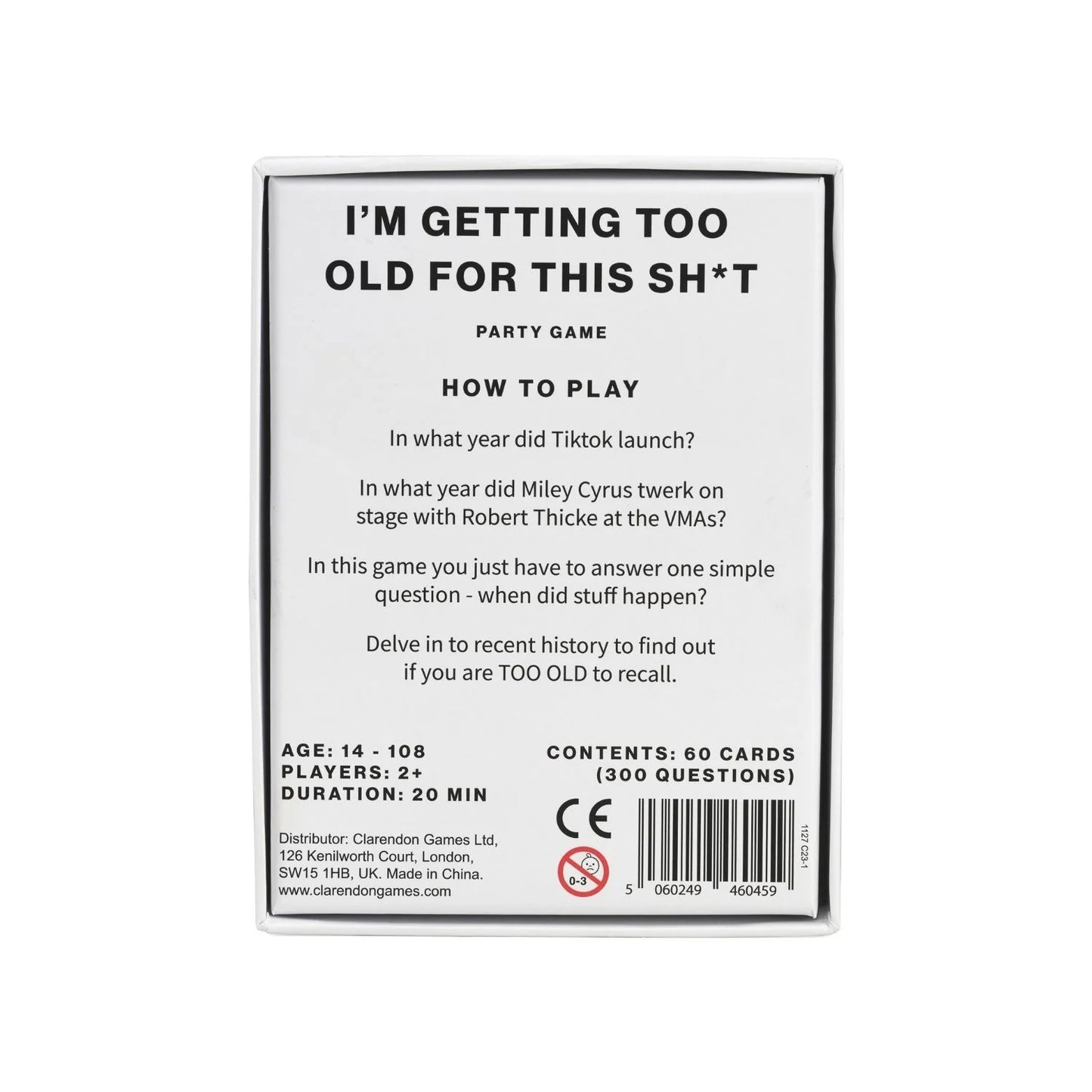 I'm Getting To Old For This Sh*t