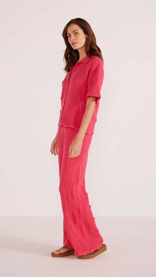 Kacey Knit Pant Pink