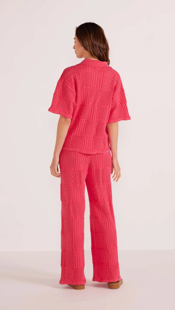 Kacey Knit Shirt Pink