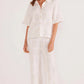 Kacey Knit Shirt - White