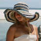 Janis Wide Brim Hat - Tide Stripe