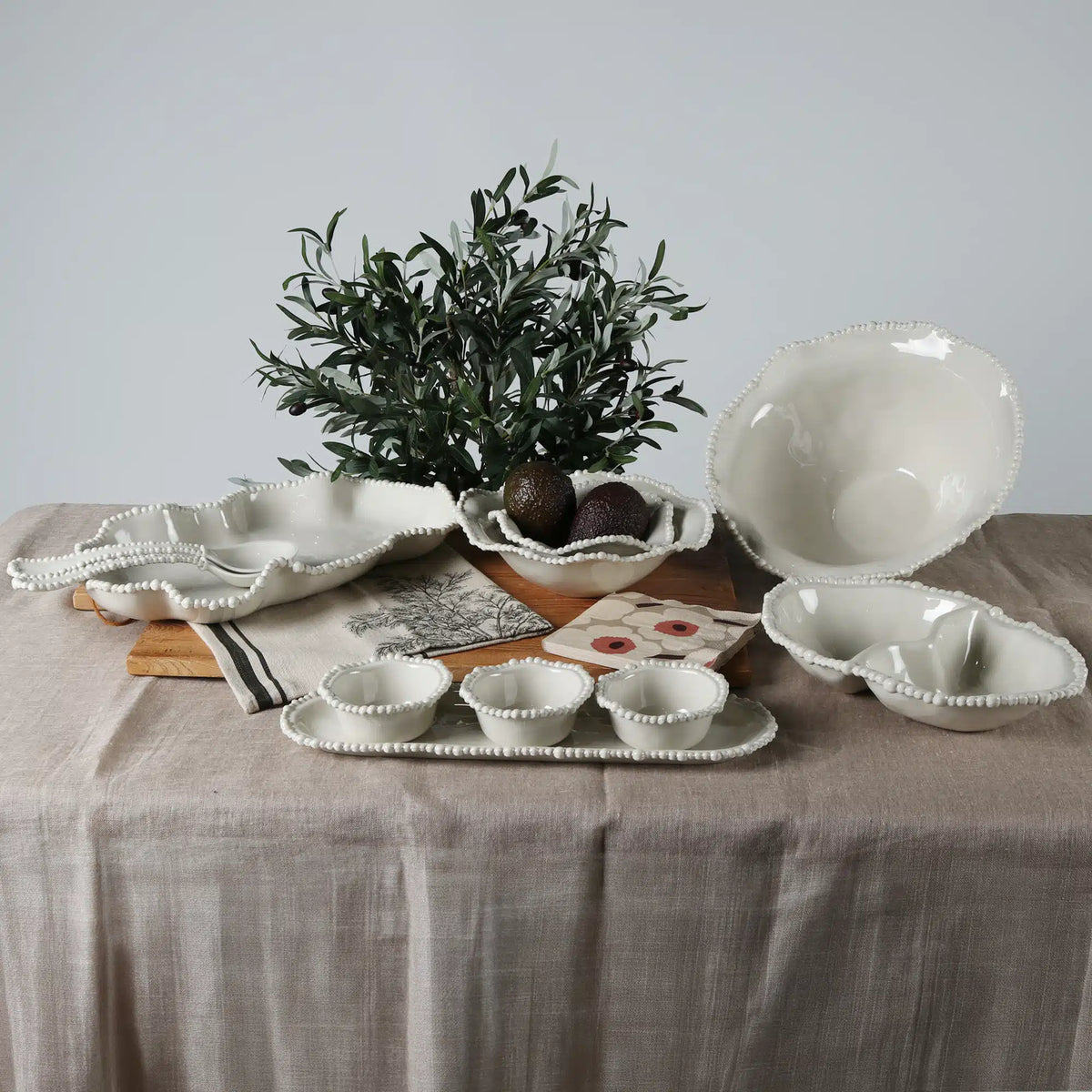 Melamine Pearl Serving Dish
