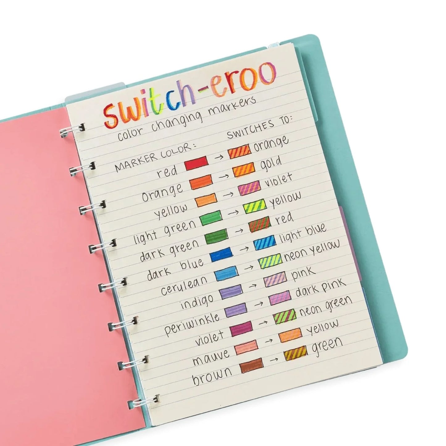 Switch-eroo! Colour Changing Markers