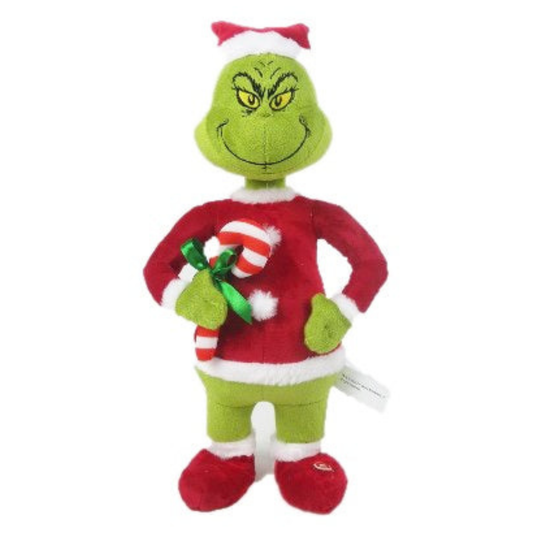 Dr. Seuss Grinch with Candy Cane