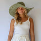 Janis Wide Brim Hat - Aloe