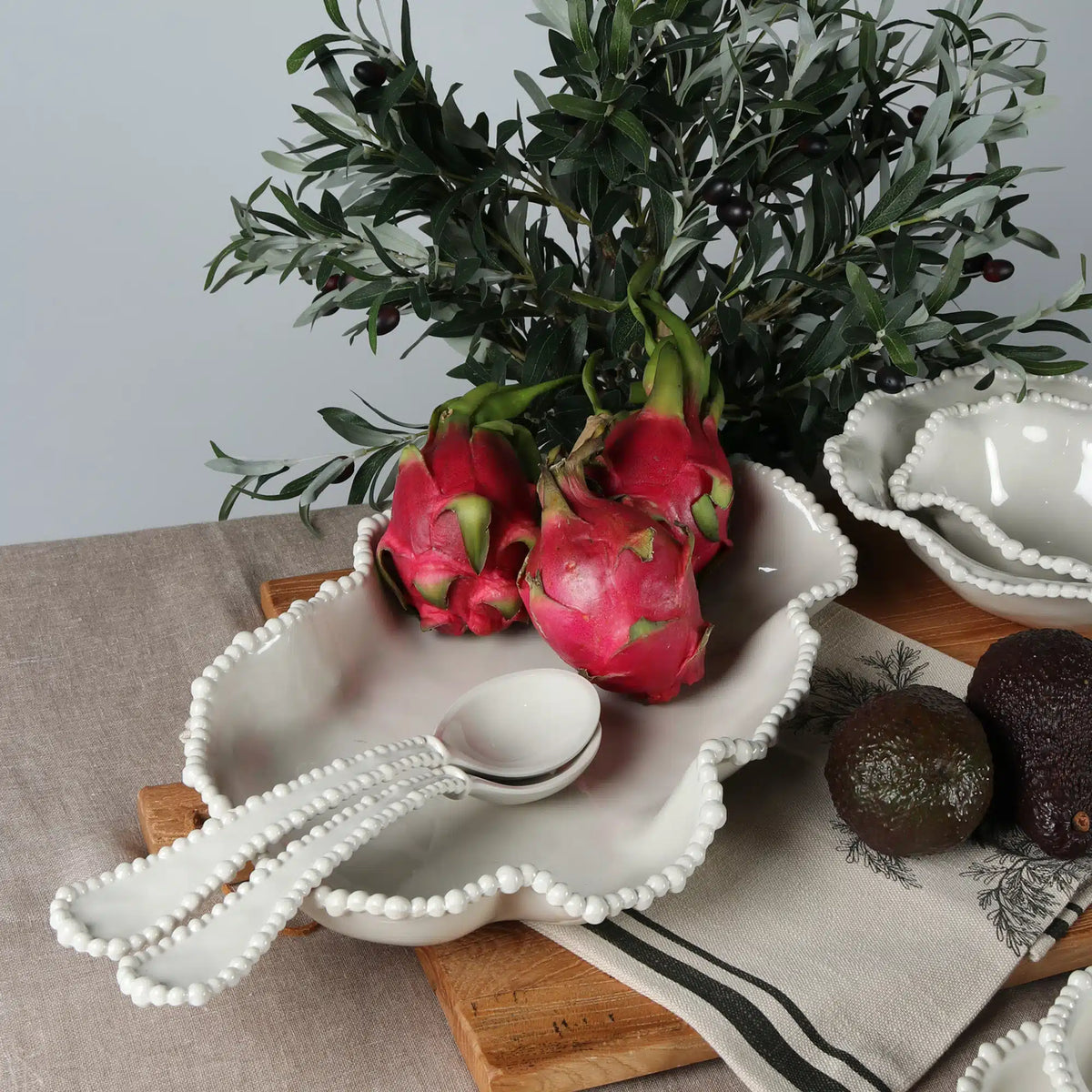 Melamine Pearl Serving Dish