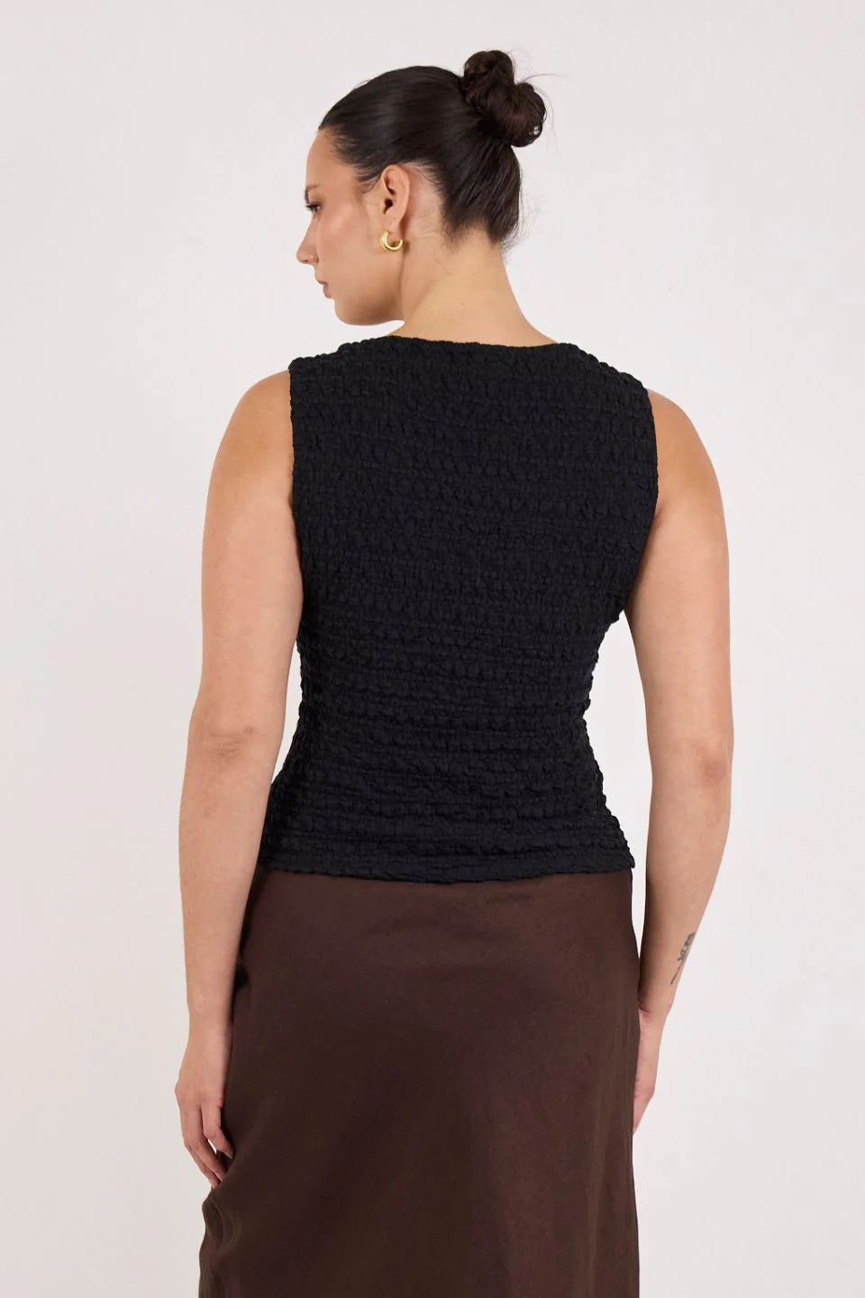 Untamed Lace Sleeveless Boatneck Top