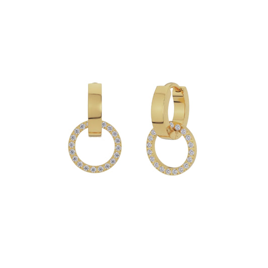 Eternal Orbit Earrings - Gold
