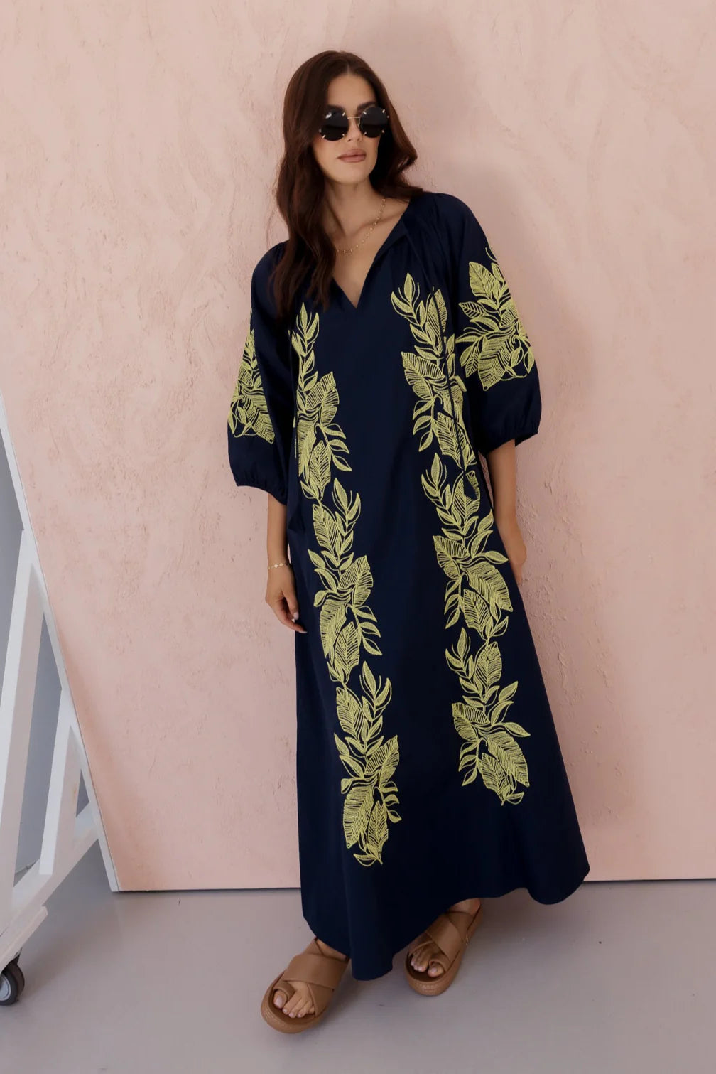 Lindox Dress - Navy