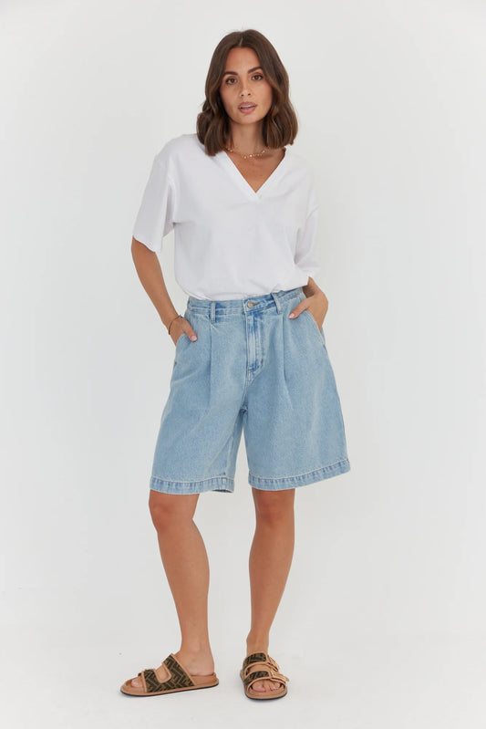 Harvey Shorts Light Blue Demin