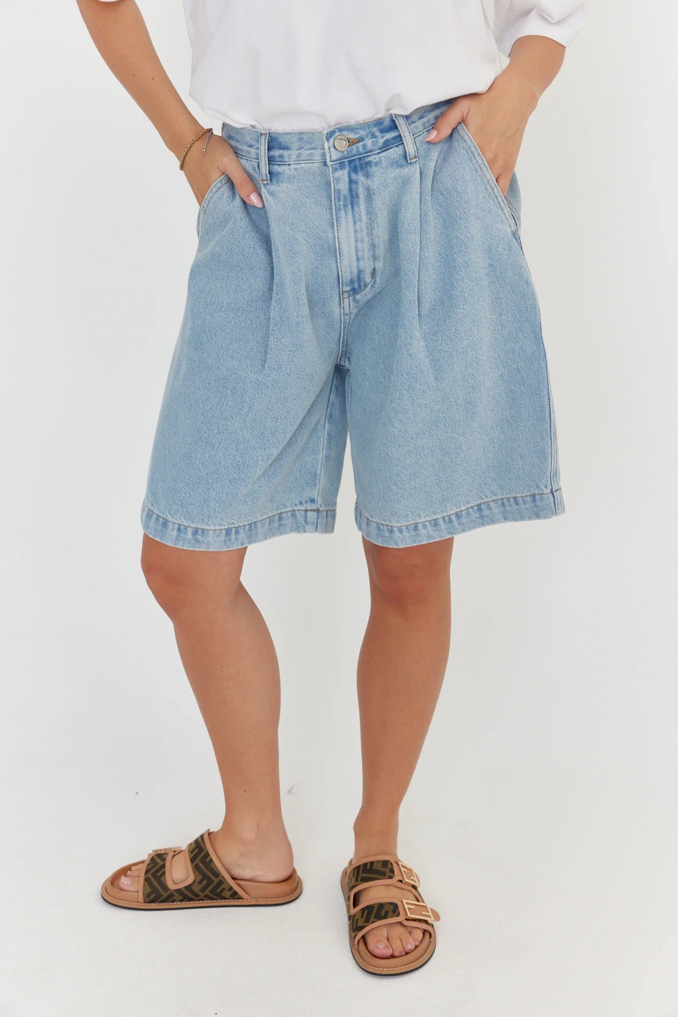 Harvey Shorts Light Blue Demin