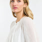 Ariel Pintuck Top - White