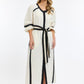 Carolyn Resort Dress - Natural & Black