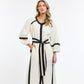 Carolyn Resort Dress - Natural & Black