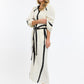 Carolyn Resort Dress - Natural & Black