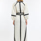 Carolyn Resort Dress - Natural & Black