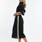 Carolyn Resort Dress - Black & Natural