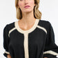 Carolyn Resort Dress - Black & Natural