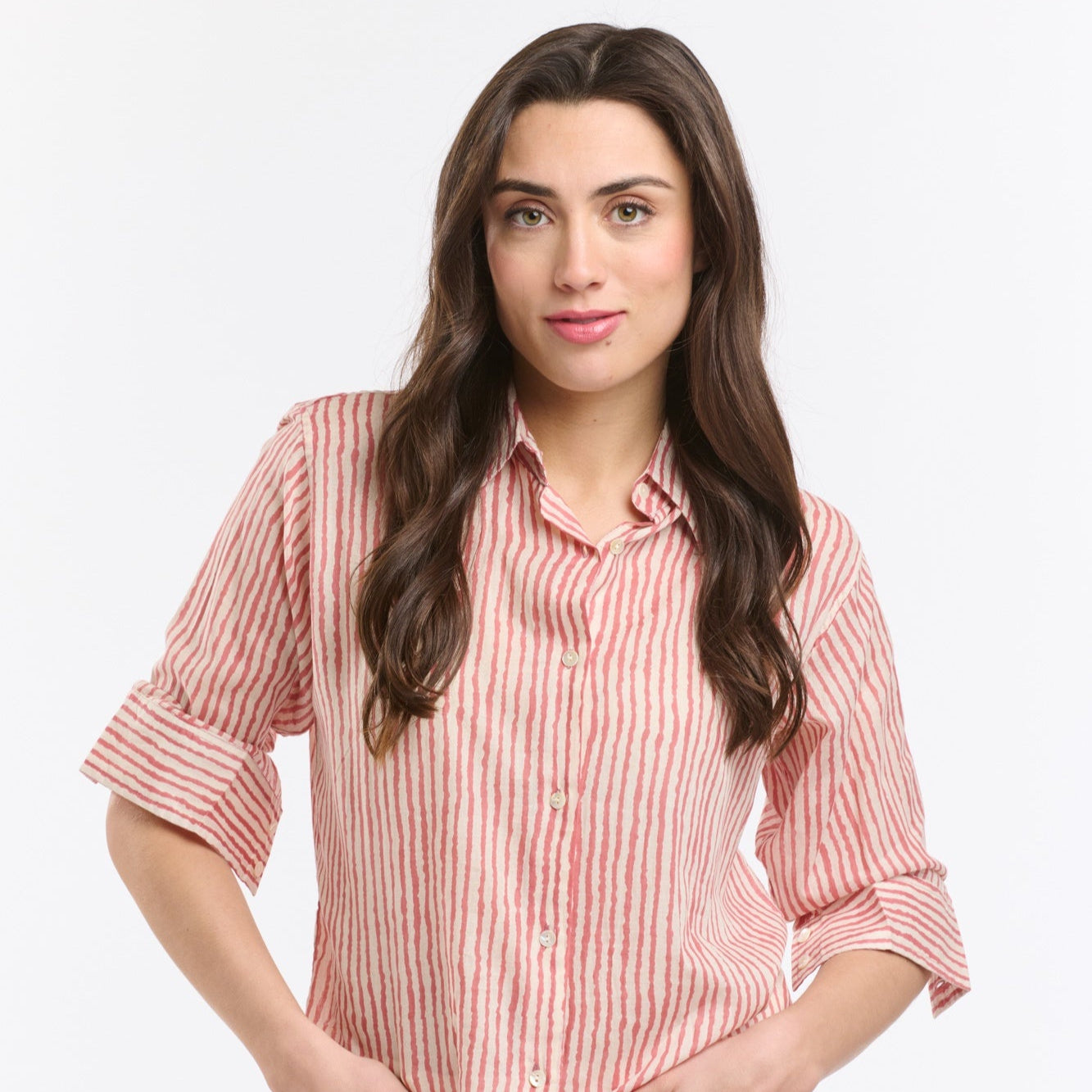 Collins Shirt - Red Stripe