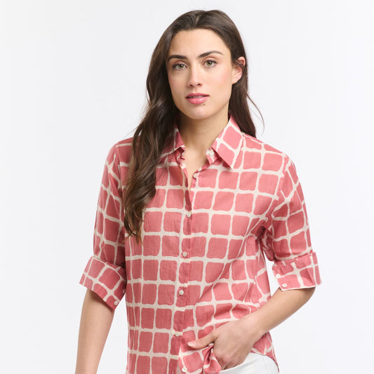 Collins Shirt - Red Square