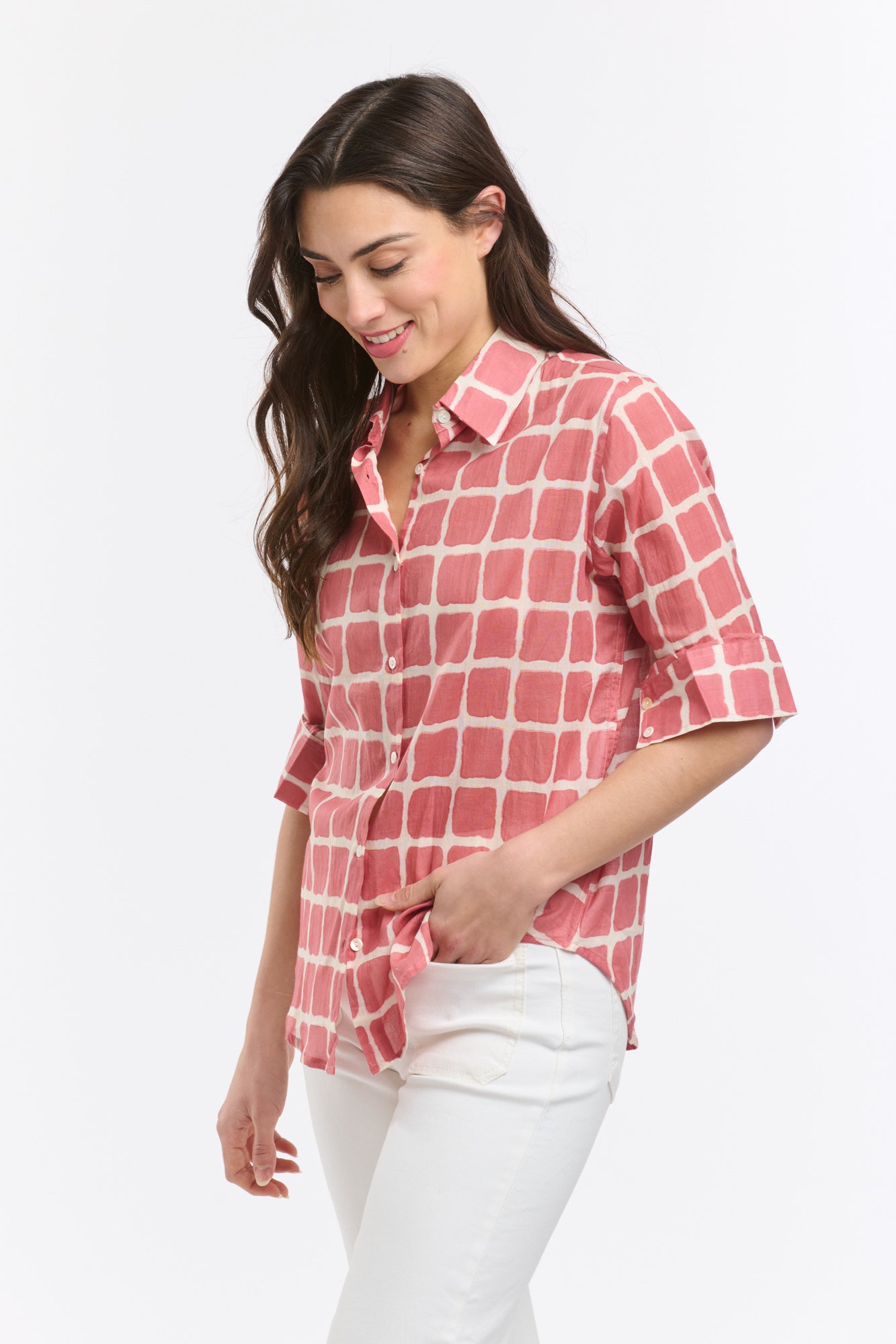 Collins Shirt - Red Square