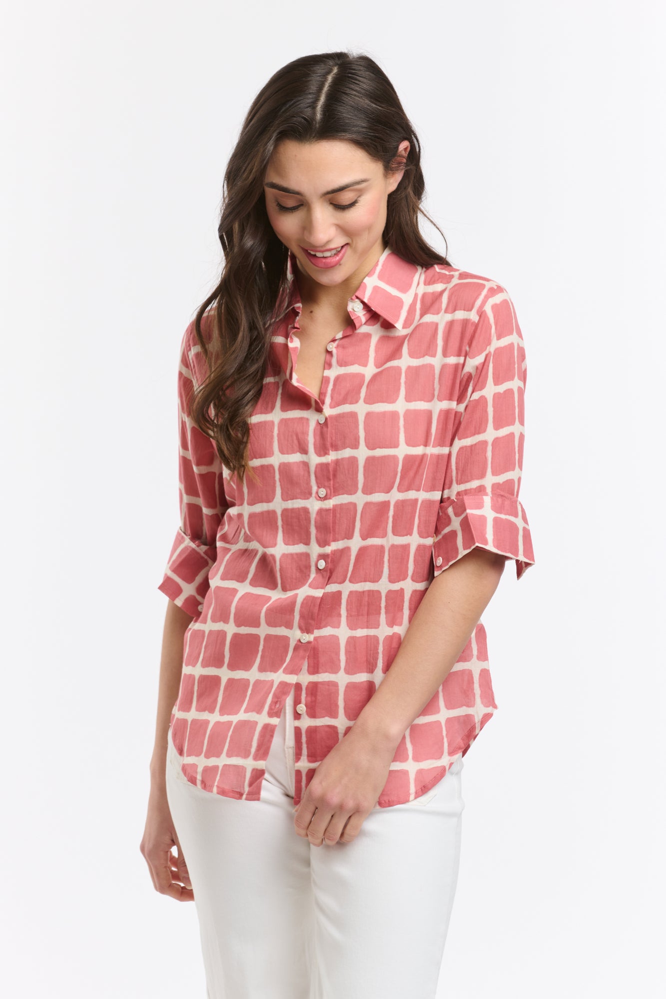 Collins Shirt - Red Square