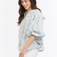 Freida Check - Sky Blue