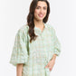 Freida Check - Mint