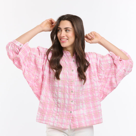 Freida Check - Pink