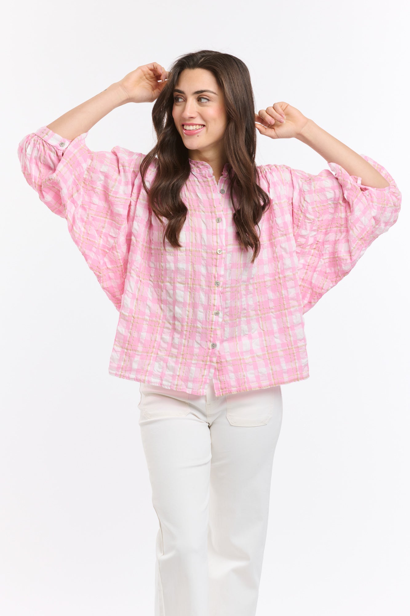 Freida Check - Pink
