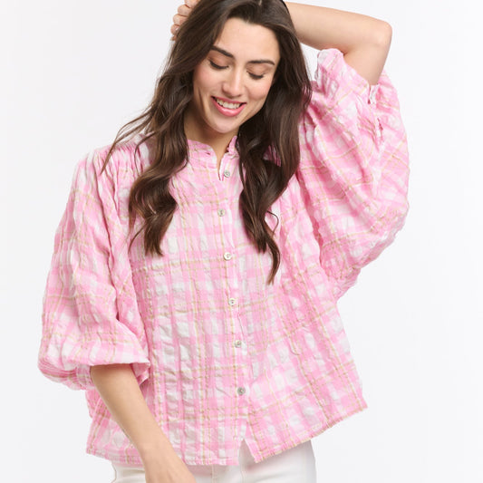 Freida Check - Pink
