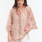Emily Ruffle Collar Shirt - Rose