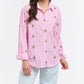 Stripe Cactus Shirt - Pink
